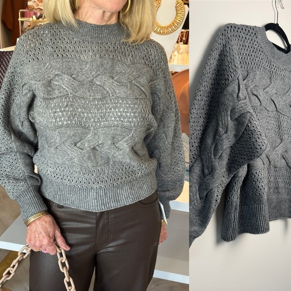 OLIVERS IRVINE GRAY SILVER SWEATER Size XLNWT - Picture 2 of 9